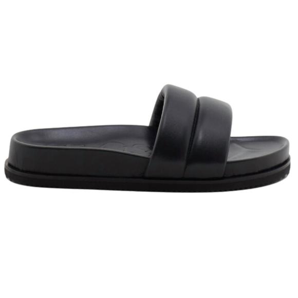 NEW CLOSED leather slip-on sandals in black - Picture 1 of 1
